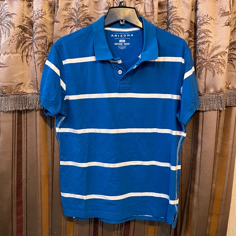 Mens Arizona Polo Vintage Size L
